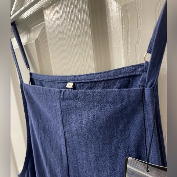 YesNo NWT Women’s Casual Wide Leg Jumpsuit Overalls with Pockets - Picture 4 of 13